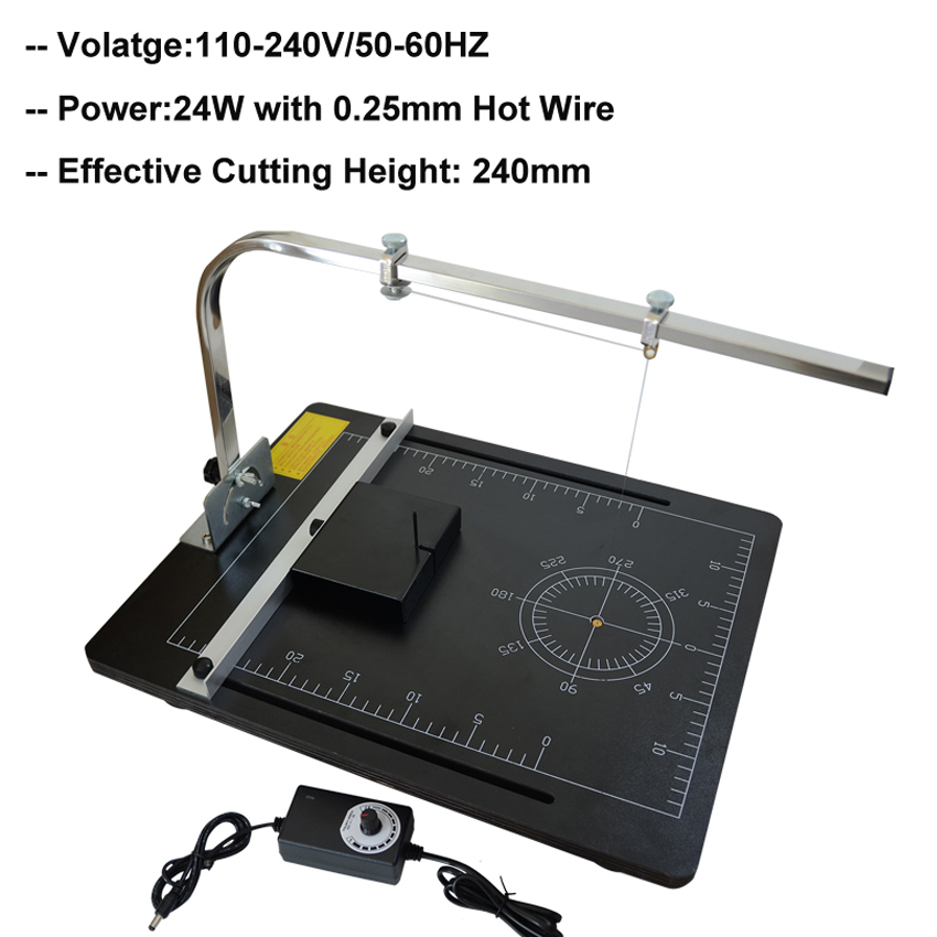 24W Adjustable Temperature DIY - đánh giá và giá Hot Wire Foam Cutting Table Machine