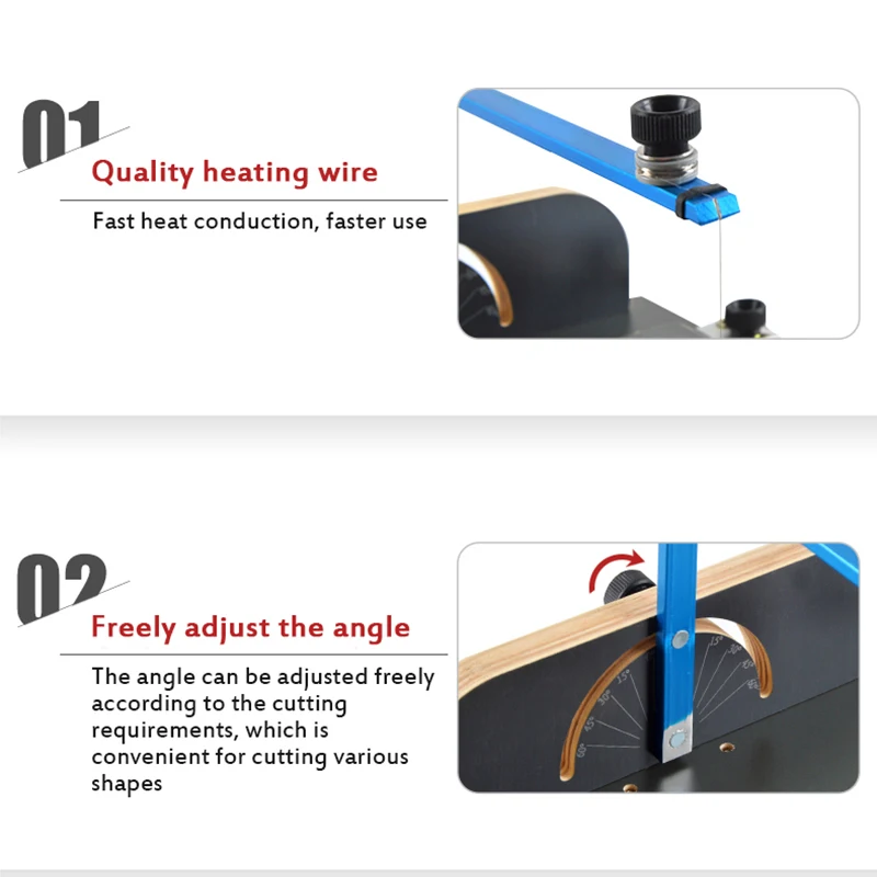 100-240V Household Lightweight - đánh giá và giá Hot Wire Foam Cutting Table Machine