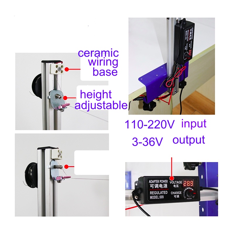 Horizontal  Hot Wire Foam Cutt - đánh giá và giá Hot Wire Foam Cutting Table Machine