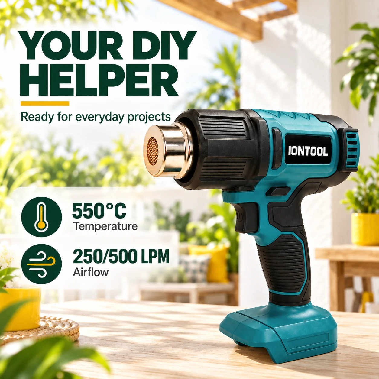 IONTOOL 550℃ Dual-Speed Durabl - đánh giá và giá Craft Heat Gun Dual Temperature Shrink