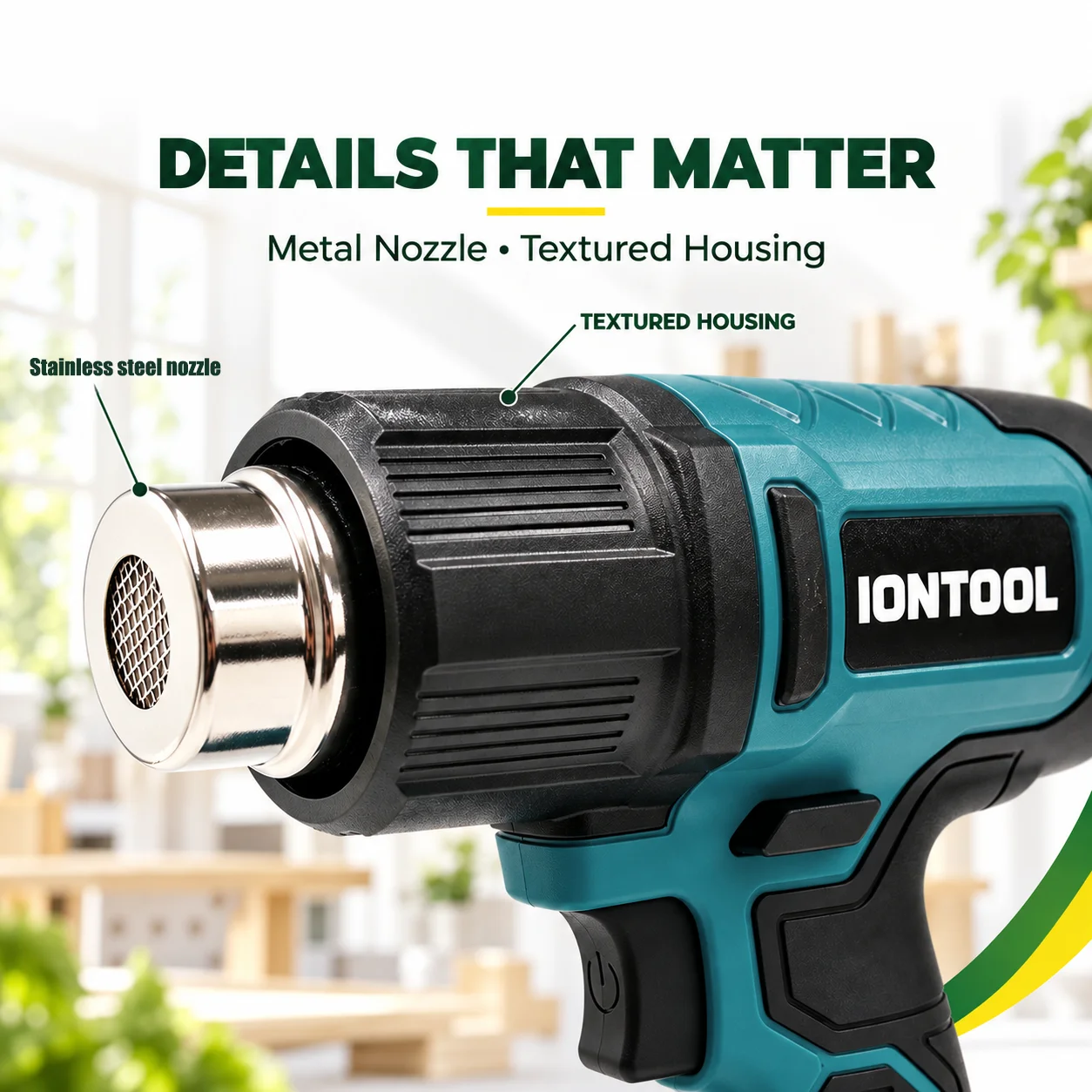 IONTOOL 550℃ Dual-Speed Durabl - đánh giá và giá Craft Heat Gun Dual Temperature Shrink